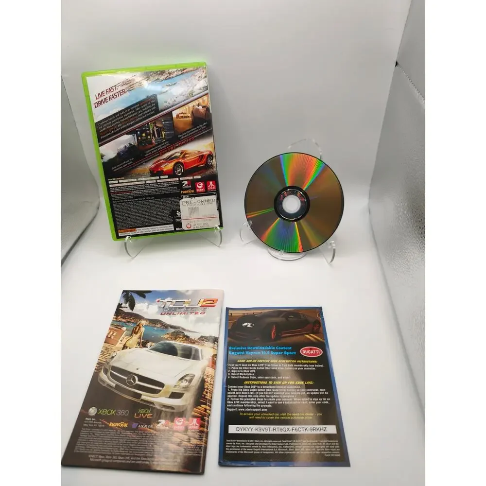 Test Drive Unlimited 2 Xbox 360 CIB Complete With Manual